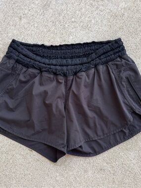 lululemon athletica Black Athletic Shorts with Elastic Waistband